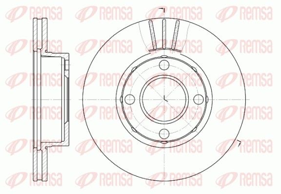 REMSA 6177.10 Brake Disc