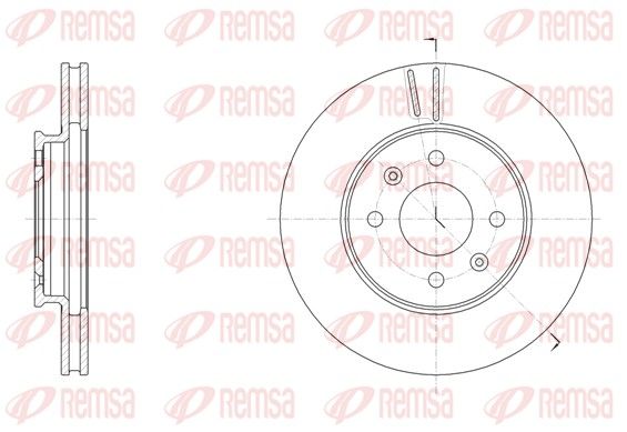 REMSA 61784.10 Brake Disc