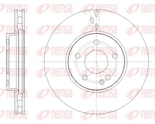 REMSA 61788.10 Brake Disc