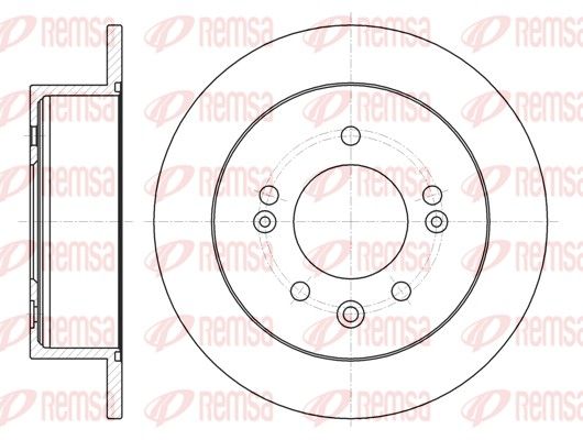 REMSA 61802.00 Brake Disc