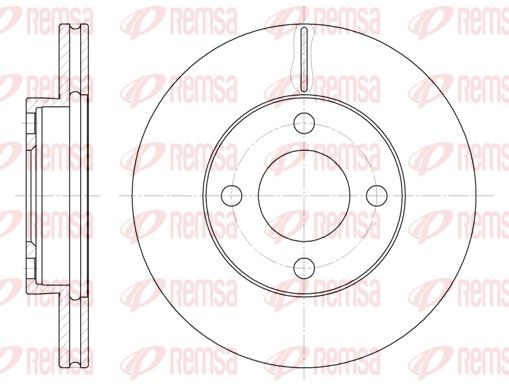 REMSA 6185.10 Brake Disc