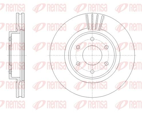 REMSA 61963.10 Brake Disc