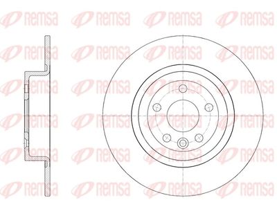 Brake Disc REMSA 62047.00