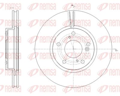 Brake Disc REMSA 62112.10