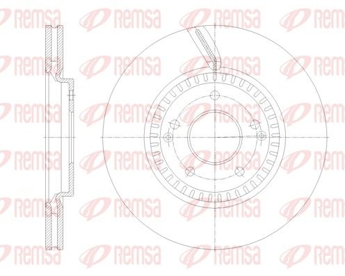 REMSA 62115.10 Brake Disc