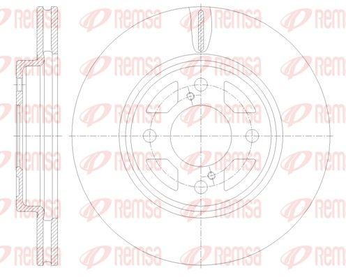 REMSA 62120.10 Brake Disc