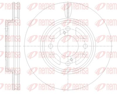 Brake Disc REMSA 62120.10