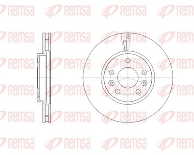 Brake Disc REMSA 62130.10