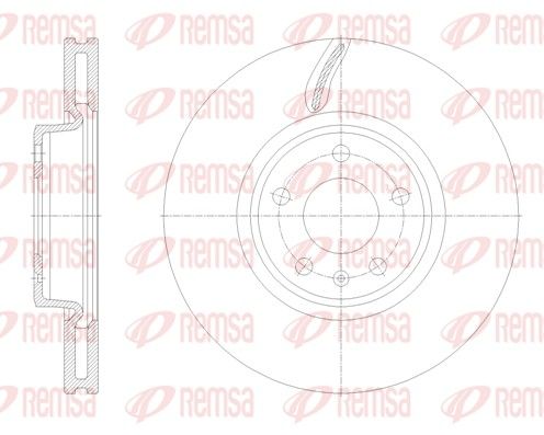 REMSA 62131.10 Brake Disc