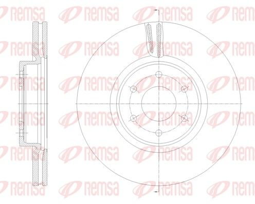 REMSA 62136.10 Brake Disc