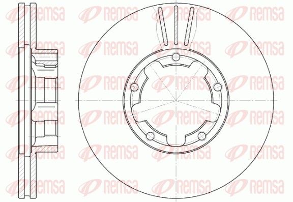 REMSA 6234.11 Brake Disc