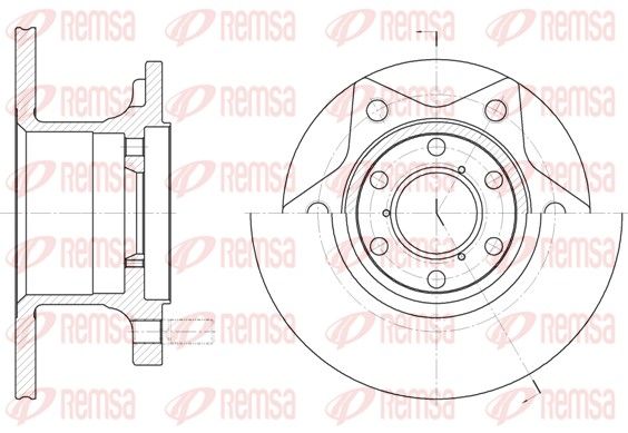 REMSA 6242.00 Brake Disc