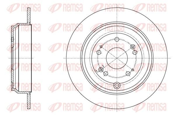 REMSA 62515.00 Brake Disc