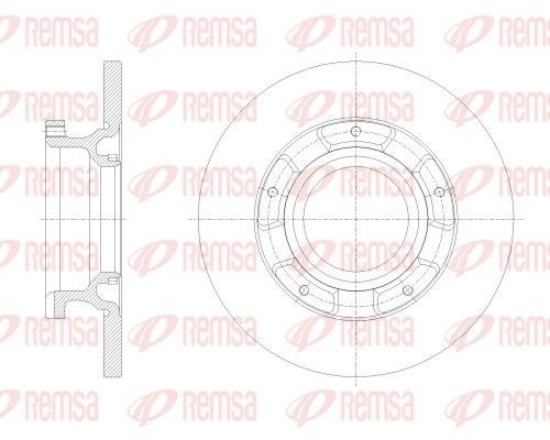 REMSA 62534.00 Brake Disc