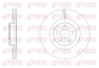 Brake Disc REMSA 62558.10