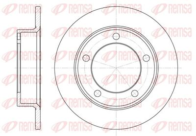 Brake Disc REMSA 6257.00