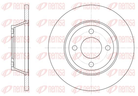 REMSA 6287.00 Brake Disc