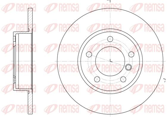 REMSA 6323.00 Brake Disc