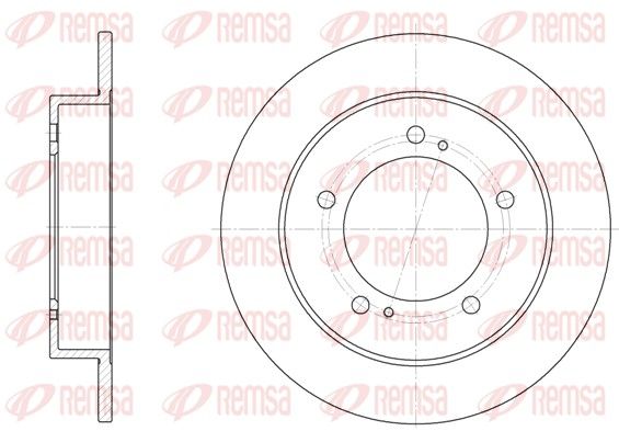 REMSA 6331.00 Brake Disc