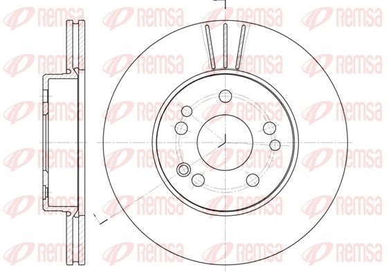 REMSA 6338.10 Brake Disc