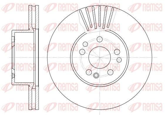 REMSA 6353.10 Brake Disc
