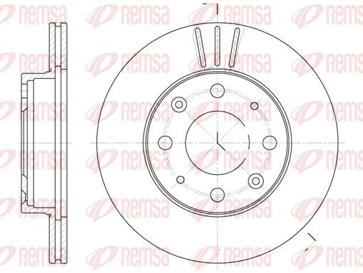 REMSA 6368.10 Brake Disc
