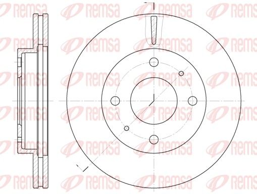 REMSA 6376.10 Brake Disc