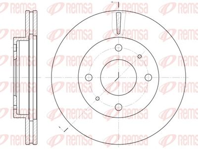 Brake Disc REMSA 6376.10