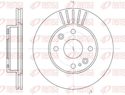 Brake Disc REMSA 6386.10