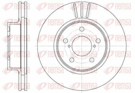 REMSA 6397.10 Brake Disc