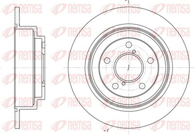 Brake Disc REMSA 6398.00