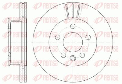 Brake Disc REMSA 6416.10