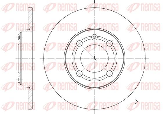 REMSA 6418.00 Brake Disc