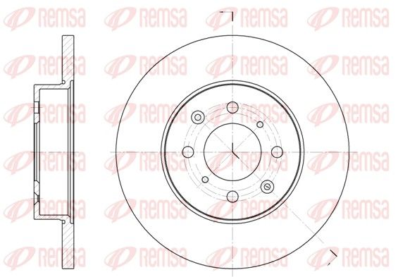 REMSA 6451.00 Brake Disc