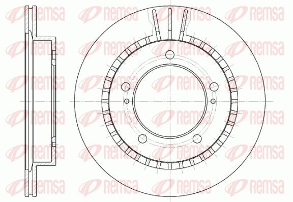 REMSA 6492.10 Brake Disc