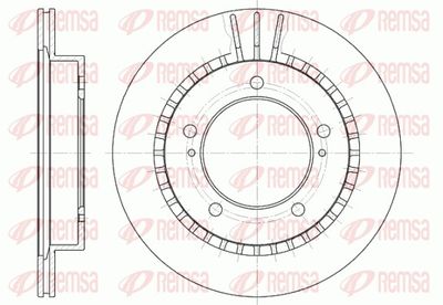 Brake Disc REMSA 6492.10