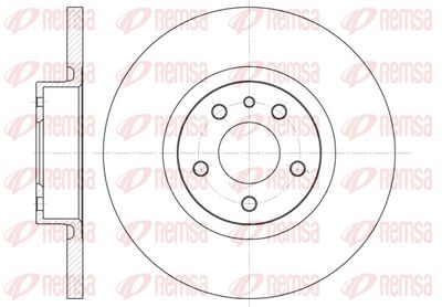Brake Disc REMSA 6512.00