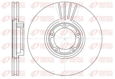 Brake Disc REMSA 6518.10