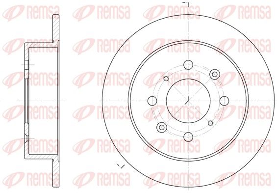 REMSA 6521.00 Brake Disc
