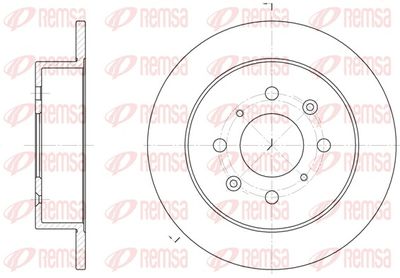 Brake Disc REMSA 6521.00