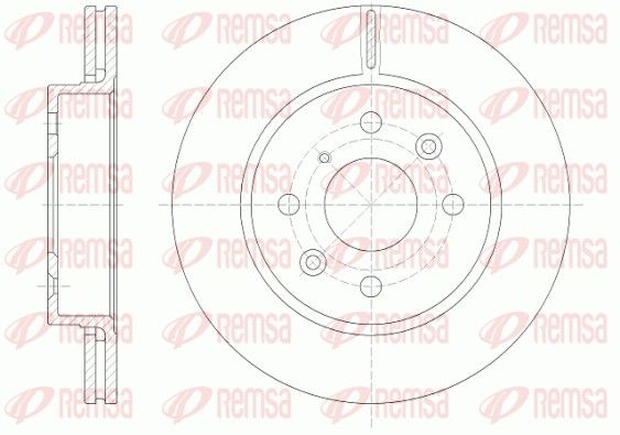 REMSA 6523.10 Brake Disc