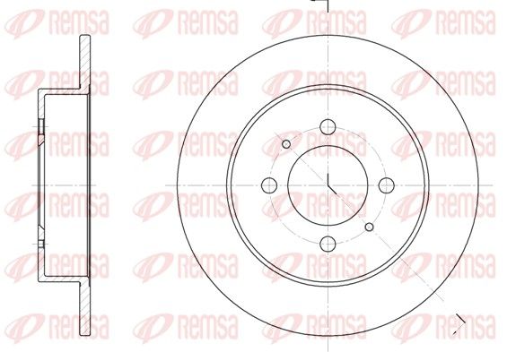 REMSA 6531.00 Brake Disc