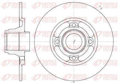 Brake Disc REMSA 6537.00