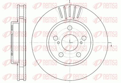 Brake Disc REMSA 6541.10