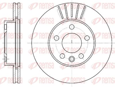 Brake Disc REMSA 6551.10