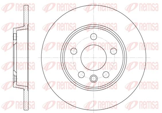 REMSA 6558.00 Brake Disc
