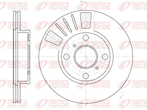 REMSA 6569.10 Brake Disc
