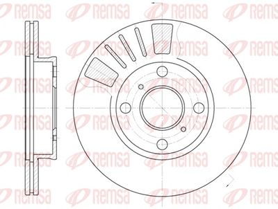 Brake Disc REMSA 6569.10