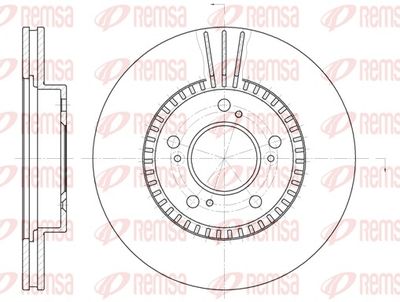 Brake Disc REMSA 6586.10