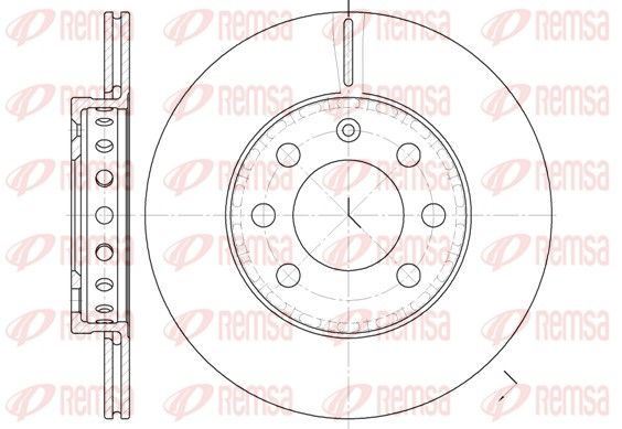 REMSA 6595.00 Brake Disc